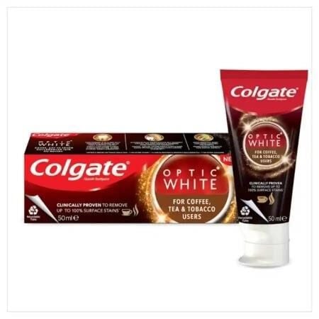 COLGATE OPTIC WHITE KAHVE VE ÇAY TÜK. 50 ML