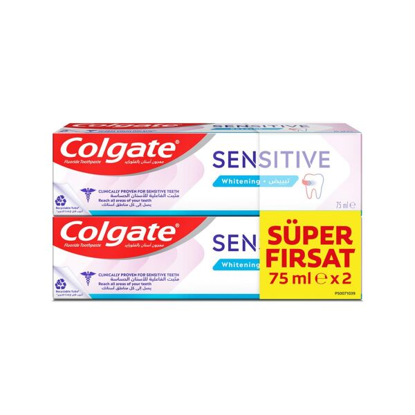 COLGATE SENSIVITE WHİTEİNG 75 ML X 2 ADET