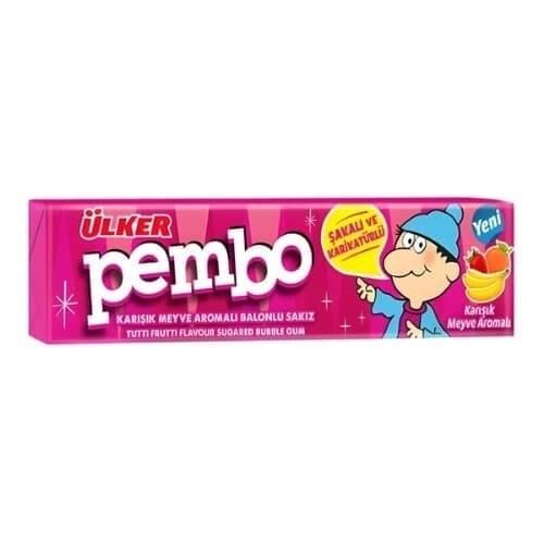 ÜLKER PEMBO TUTTİ FRUTTİ ARO SAKIZ 22,5GR