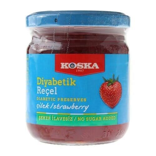 KOSKA DİYABETİK ÇİLEK REÇELİ 240 GR