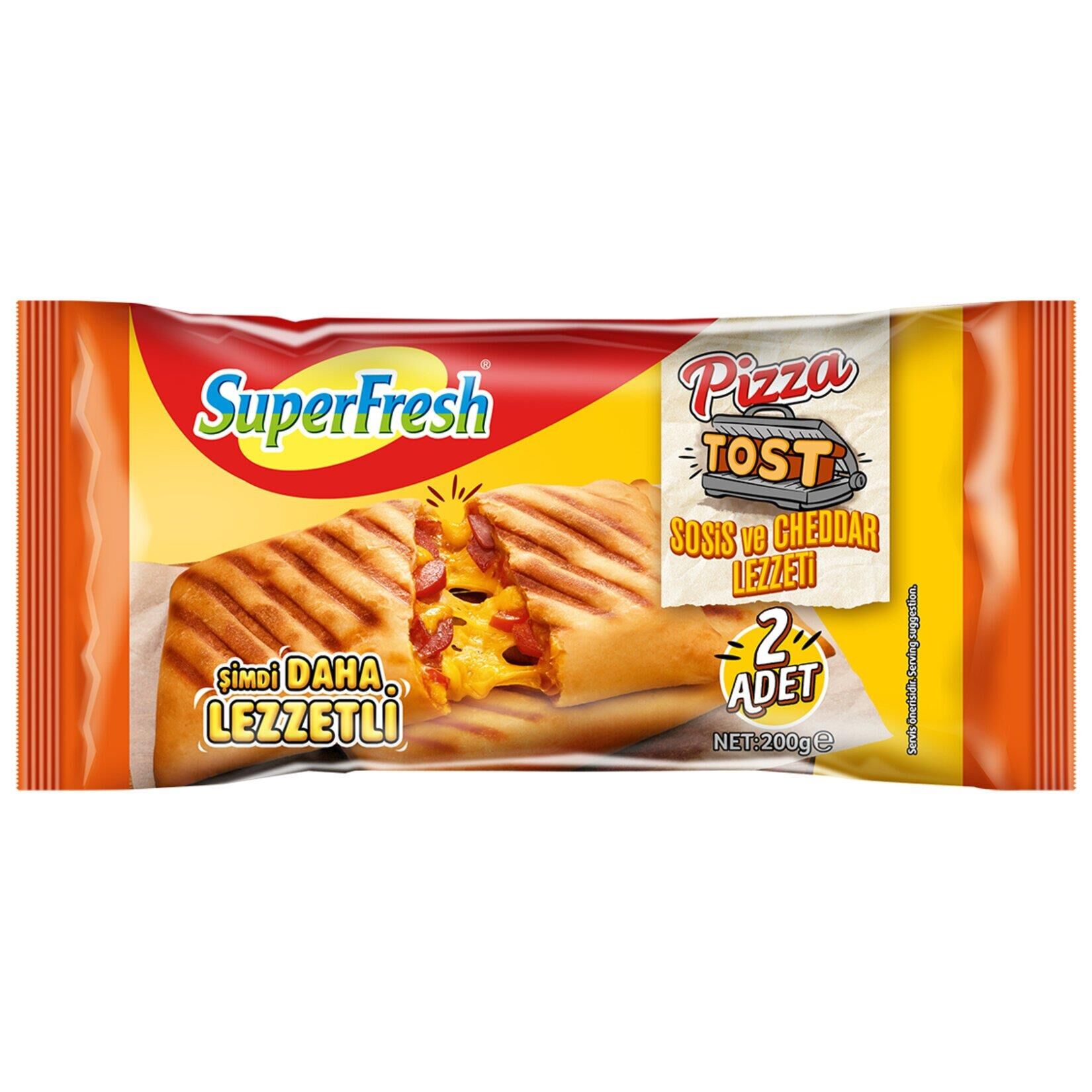 SF PİZZA TOST CHEDDARLI 200GR